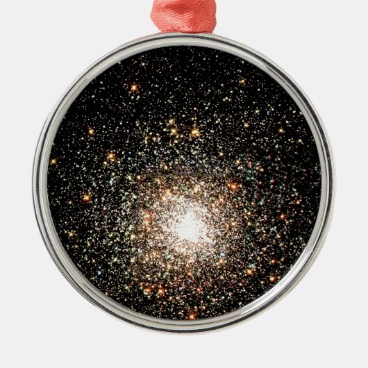 Milky Way Star-cluster Metalen Ornament (Voorkant)