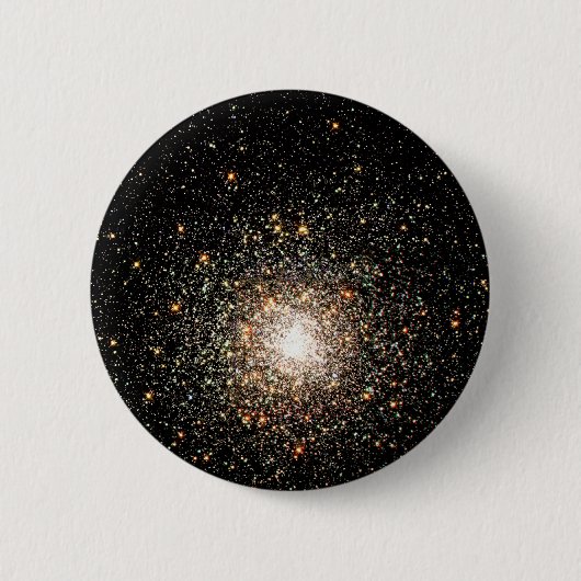 Milky Way Star-cluster Ronde Button 5,7 Cm (Voorkant)