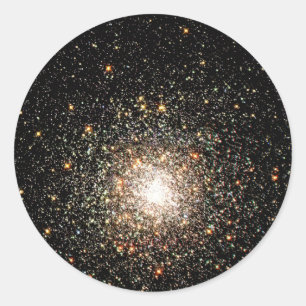 Milky Way Star-cluster Ronde Sticker