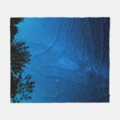 Milky way starry sky sky star fleece deken (Voorkant (Horizontaal))