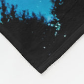 Milky way starry sky sky star fleece deken (Hoek)