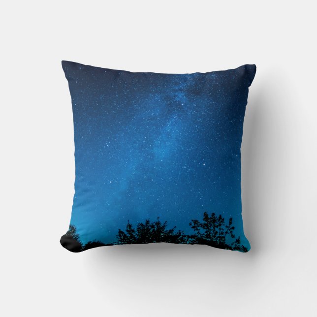 Milky way starry sky sky star kussen (Voorkant)