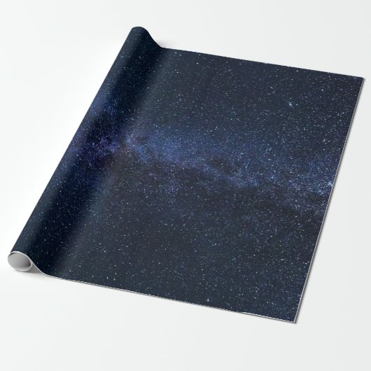 Milky Way Stars Galaxy Cadeaupapier (Uitgerold)