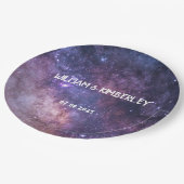 Milky Way Stars Sky Galaxy Elegant Wedding Papieren Bordje (Gekanteld)