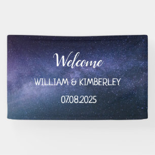 Milky Way Stars Sky Galaxy Elegant Wedding Spandoek