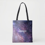 Milky Way Stars Sky Galaxy Elegant Wedding Tote Bag (Voorkant)