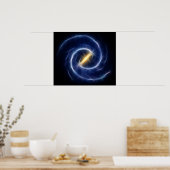 Milky Way Stars Spiral Galaxy Poster (Keuken)