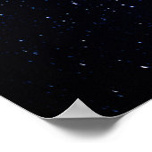Milky Way sterren night sky Poster (Hoek)