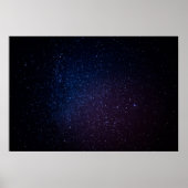 Milky Way sterren night sky Poster (Voorkant)