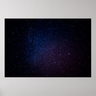 Milky Way sterren night sky Poster
