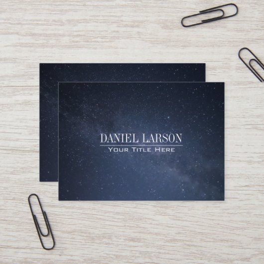 Milky Way Visitekaartje (Voorkant / Achterkant in situ)