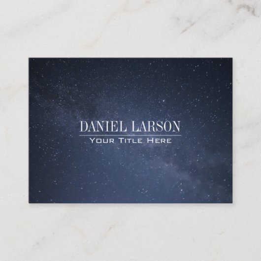 Milky Way Visitekaartje (Voorkant)