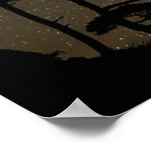 Milky Way with Tree | Ouray Colorado Poster (Hoek)