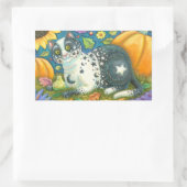 MILKYWAY HALLOWEEN MYSTICAL CAT STICKERS Rectangle (Tas)