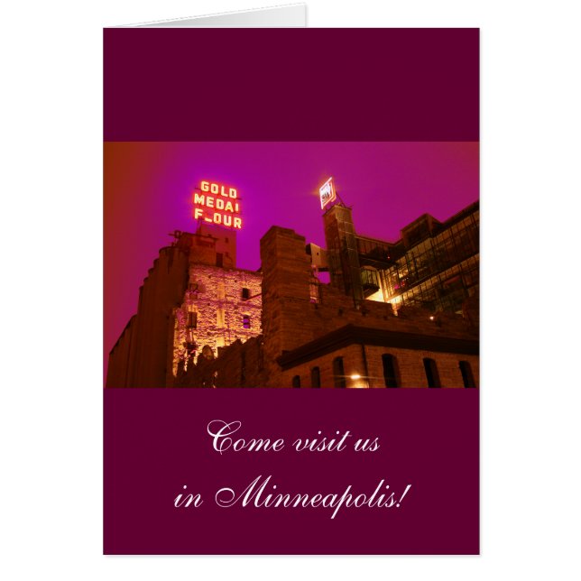 Mill City bij nacht (Voorkant)