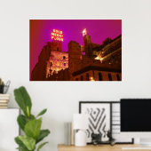 Mill City bij nacht Poster (Thuiskantoor)