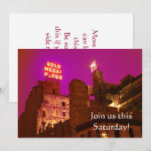 Mill City bij nachtuitnodigingen Kaart (Voorkant / Achterkant)