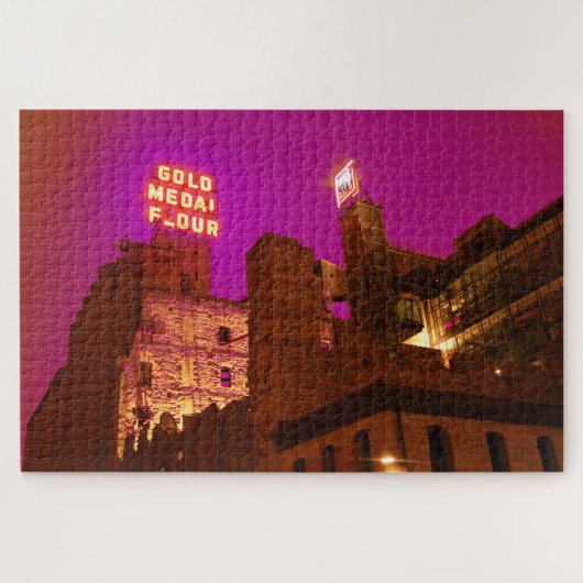 Mill City Jigzaag Puzzles uit 1000 Legpuzzel (Horizontaal)