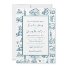 Mill City Toile (Lowell, MA) Blauw/Wit