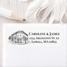 Mill City Toile (Lowell, MA) Zwart/Wit