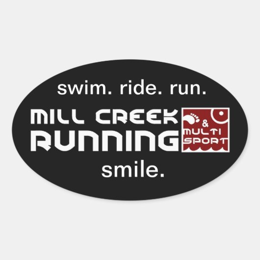 Mill Creek Club ovale Stickers (Voorkant)