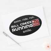 Mill Creek Club ovale Stickers (Envelop)
