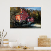 Mill - De oude molen Poster (Keuken)