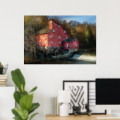 Mill - De oude molen Poster (Thuiskantoor)