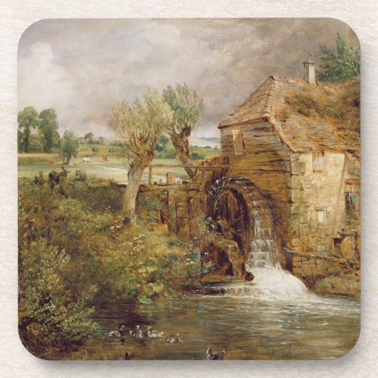 Mill in Gillingham, Dorset, 1825-26 (olie op het c Onderzetter (Voorkant)