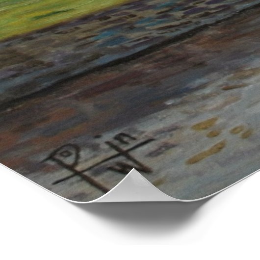 Mill in Stow op de Wereld Poster (Hoek)