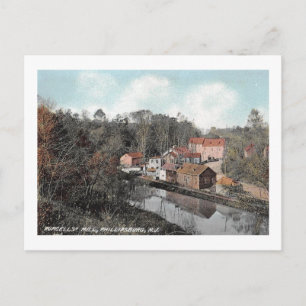 Mill, Morris Canal, Phillipsburg NJ  Briefkaart
