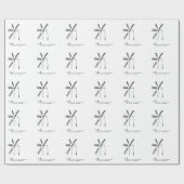 mill op witte achtergrond cadeaupapier (Vlak)