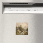 Mill over een bergstroom (door Albert Rieger) Magneet (Insitu (Vaatwasser))