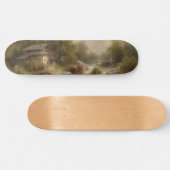 Mill over een bergstroom (door Albert Rieger) Persoonlijk Skateboard (Horizontaal)