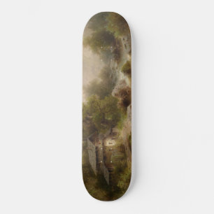 Mill over een bergstroom (door Albert Rieger) Persoonlijk Skateboard