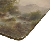 Mill over een bergstroom (door Albert Rieger) Snijplank (Hoek)