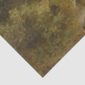 Mill over een bergstroom (door Albert Rieger) Tissuepapier (Detail)