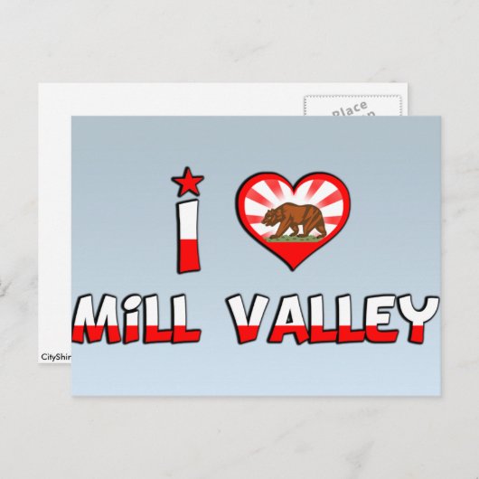 Mill Valley, CA Briefkaart (Voorkant / Achterkant)