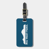 Mill Valley California alsjeblieft Bagagelabel (Voorkant verticaal)