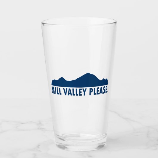 Mill Valley California alsjeblieft Glas (Voorkant)