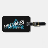 Mill Valley California Bergen Bagagelabel (Voorkant horizontaal)