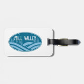 Mill Valley Californië in de buitenlucht Bagagelabel (Achterkant horizontaal)