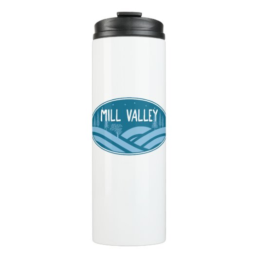 Mill Valley Californië in de buitenlucht Thermosbeker (Voorkant)