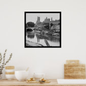 Mill van James River & Richmond, VA 1865 Poster (Keuken)