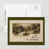 Mill Waterwheel Verjaardag Briefkaart (Voorkant / Achterkant)