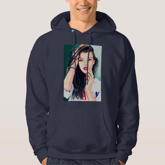 Milla Jovovich T-ShirtMilla Jovovich Hoodie (Voorkant)