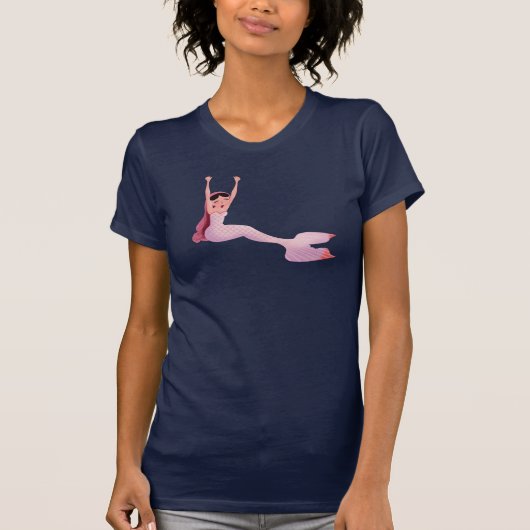 Milla the Mermaid Women's Teeshirt T-shirt (Voorkant)
