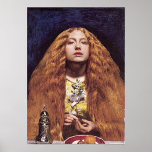 Millais - De Bruidsmeisje 1851 Poster