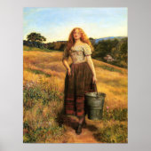 Millais - De dochter van de Farmer Poster (Voorkant)