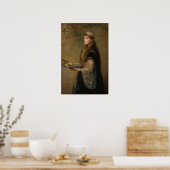 Millais - De Gevangene Poster (Keuken)